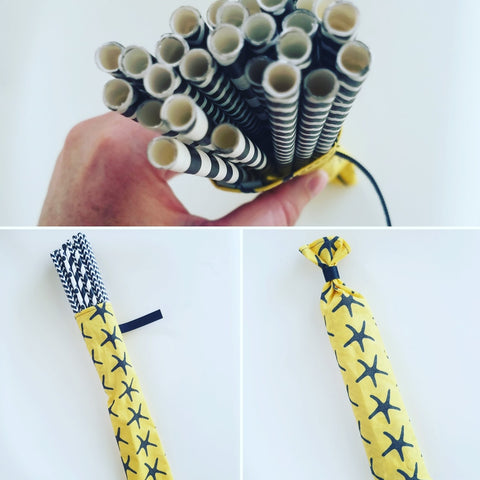 paper straw carrying case