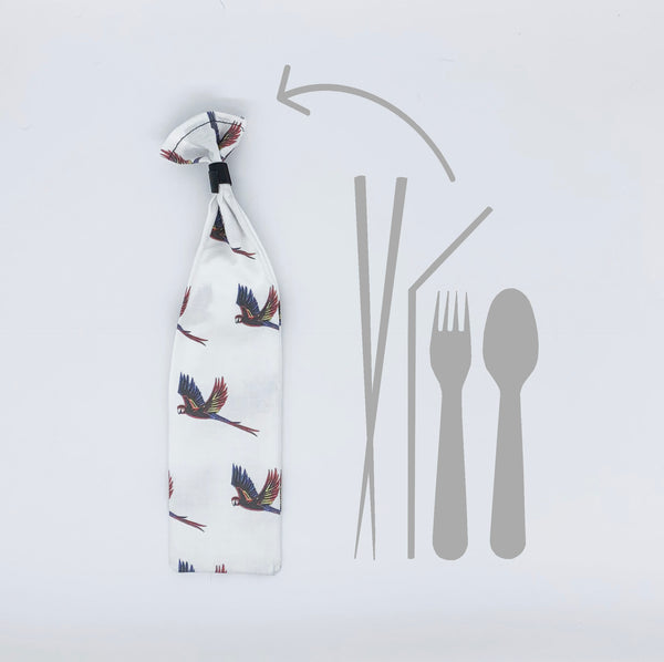 Reusable folding cutlery