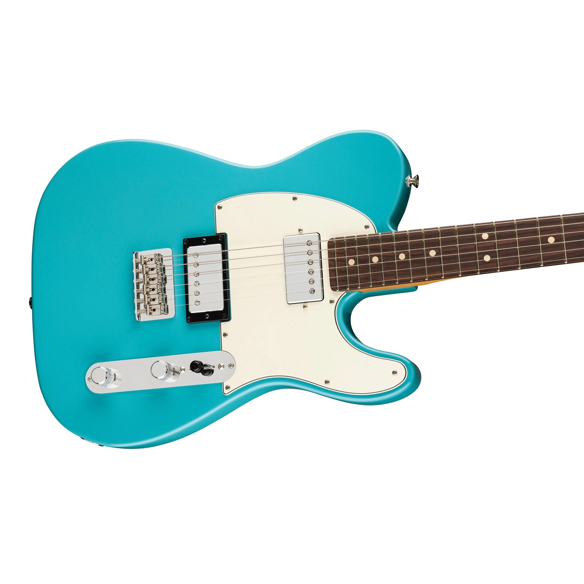 Aquatone Blue Fender Player II Telecaster HH Electric Guitar with Rosewood Fingerboard