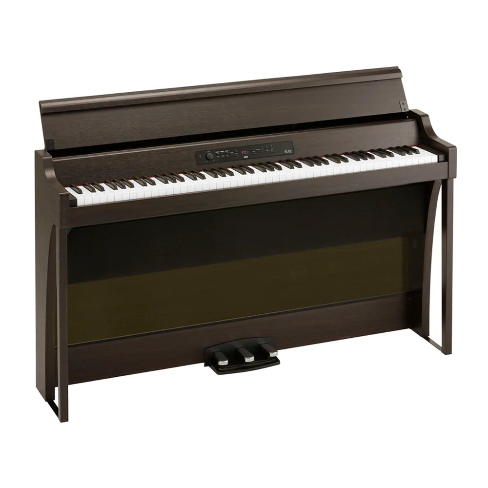 Brown Rosewood Korg G1 Air Digital Piano with Bluetooth Connectivity