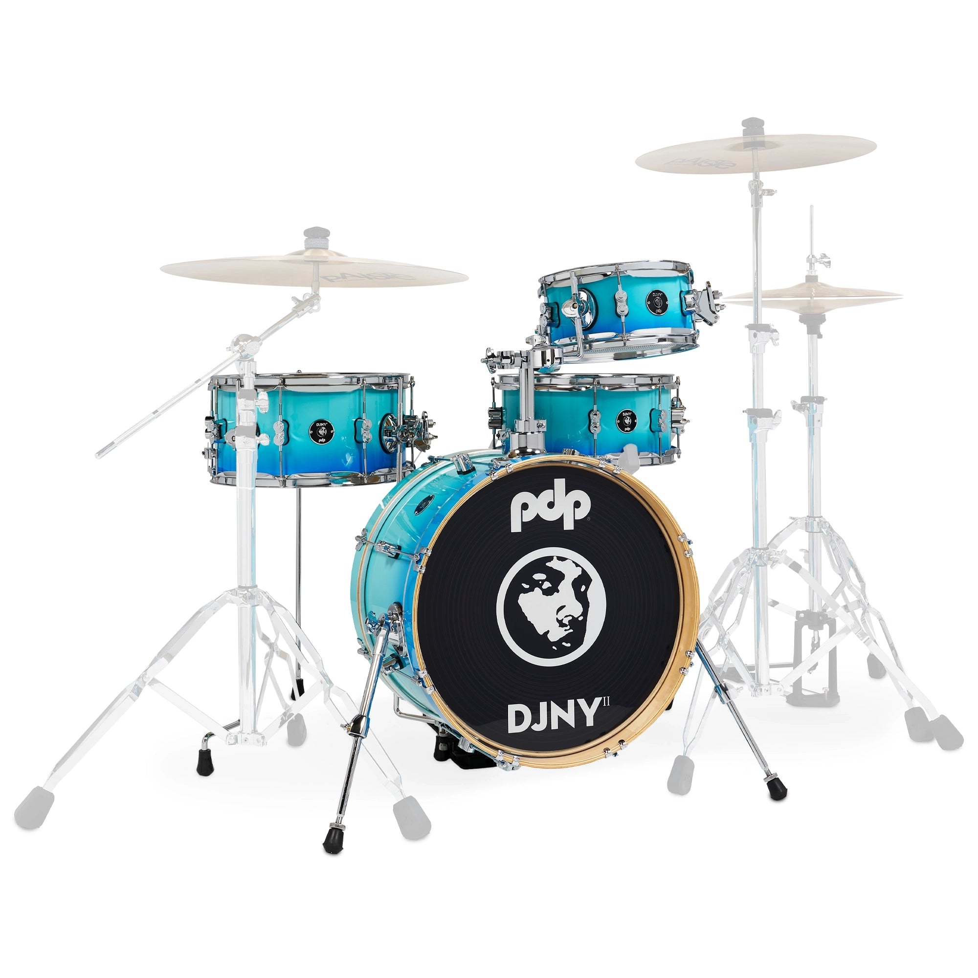 PDP Daru Jones New Yorker II Blue Fade 4-Piece Shell Pack