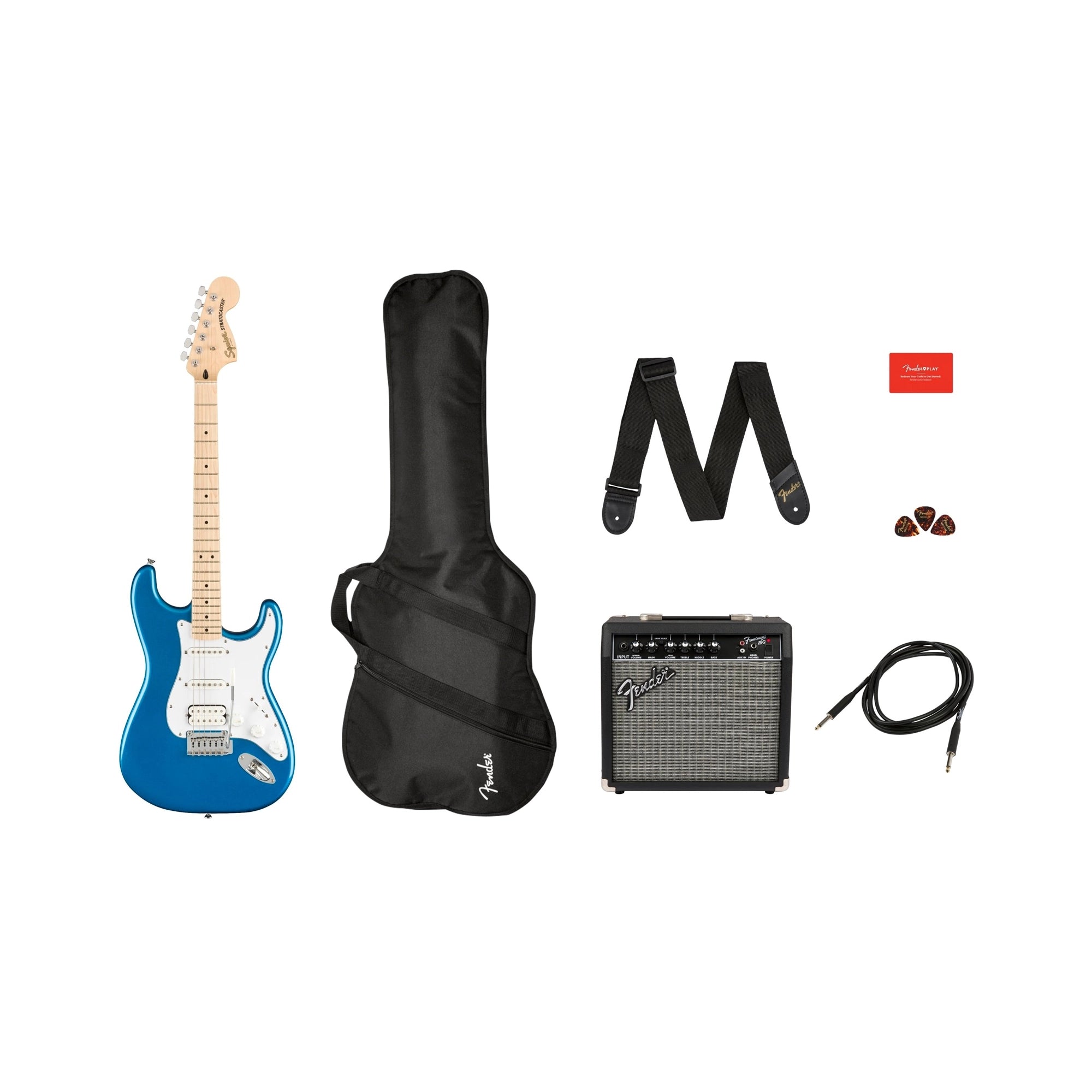 Lake Placid Blue Squier Affinity Series Stratocaster HSS Pack