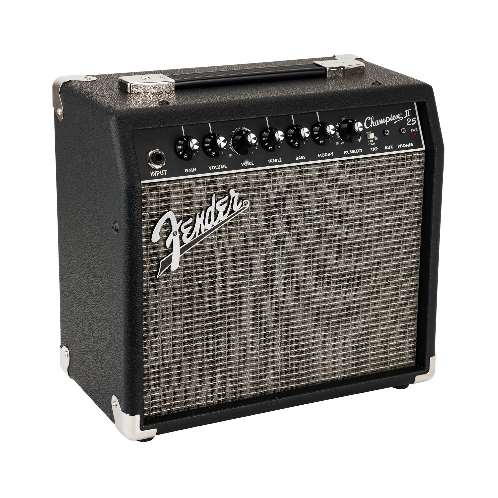 1 x 8-inch Combo Amplifier with 25-watt Fender Champion II