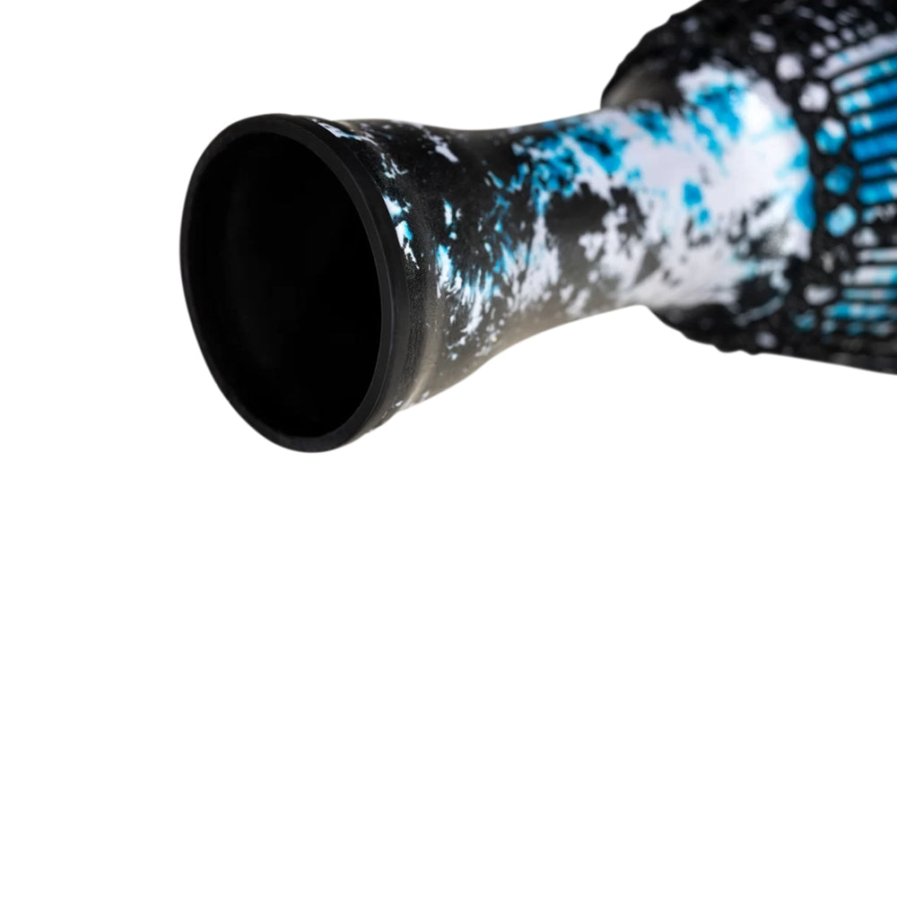 Meinl Percussion Travel Series Djembe with Synthetic Head and Rope Tuning in Galactic Blue Tie Dye
