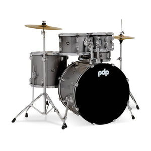 PDP Center Stage 5-piece Complete Drum Kit - Silver Sparkle - Micheo Music