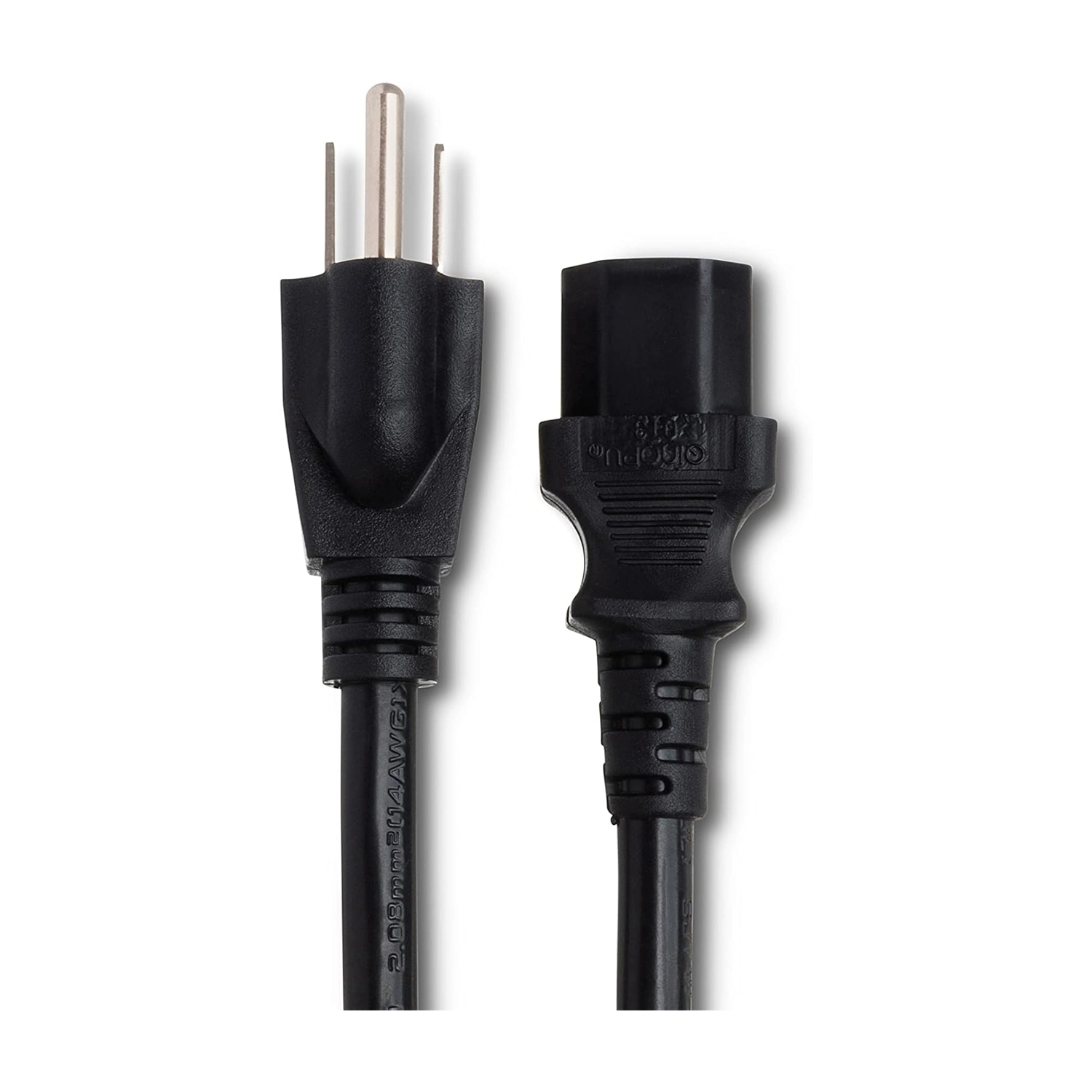 8' Hosa Power Cord: IEC C13 to Nema 5-15P