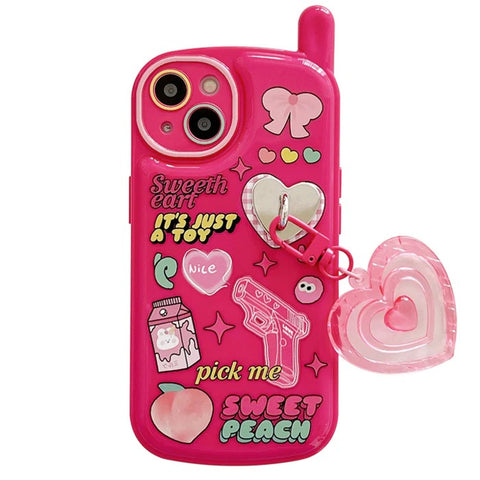 pink Y2K iphone case boogzel clothing