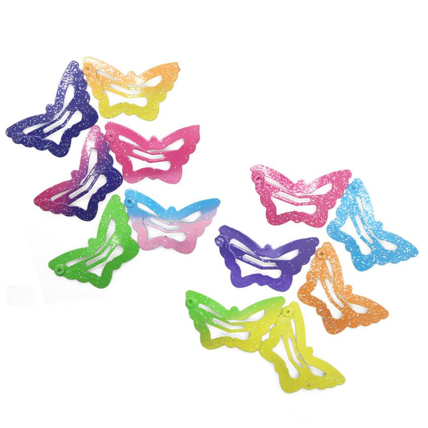 butterfly hair grips