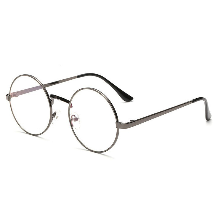 GEEKY ROUND CLEAR LENS GLASSES 