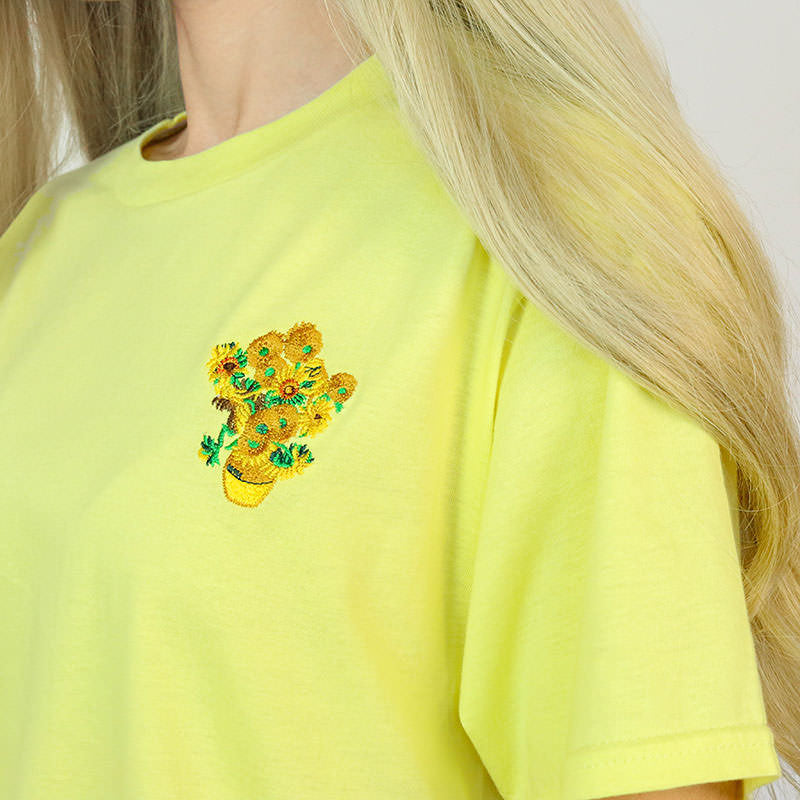 van gogh sunflower shirt