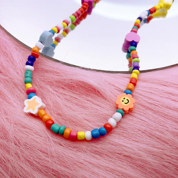 Y2K Candy Beaded Necklace - Boogzel Apparel