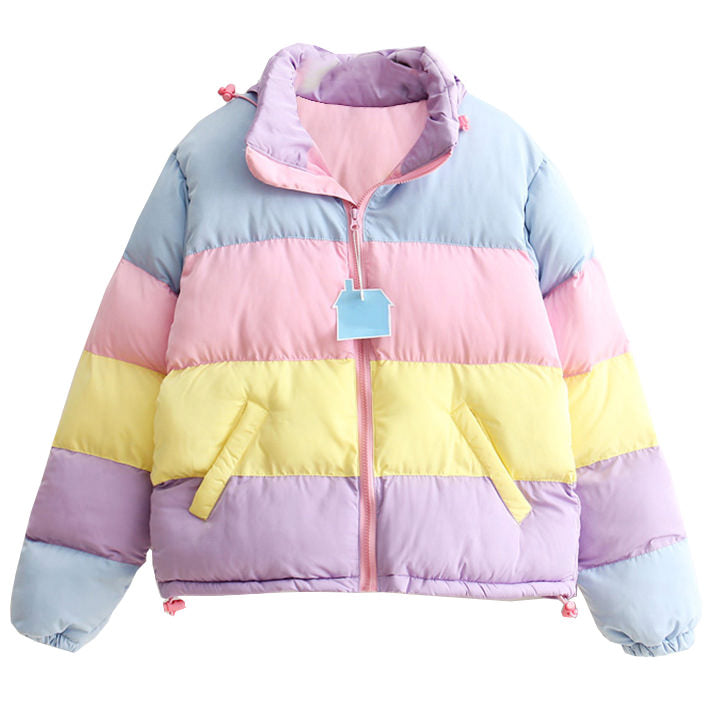 PASTEL PADDED JACKET – Boogzel Apparel