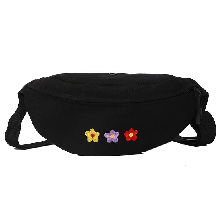 embroidered fanny pack