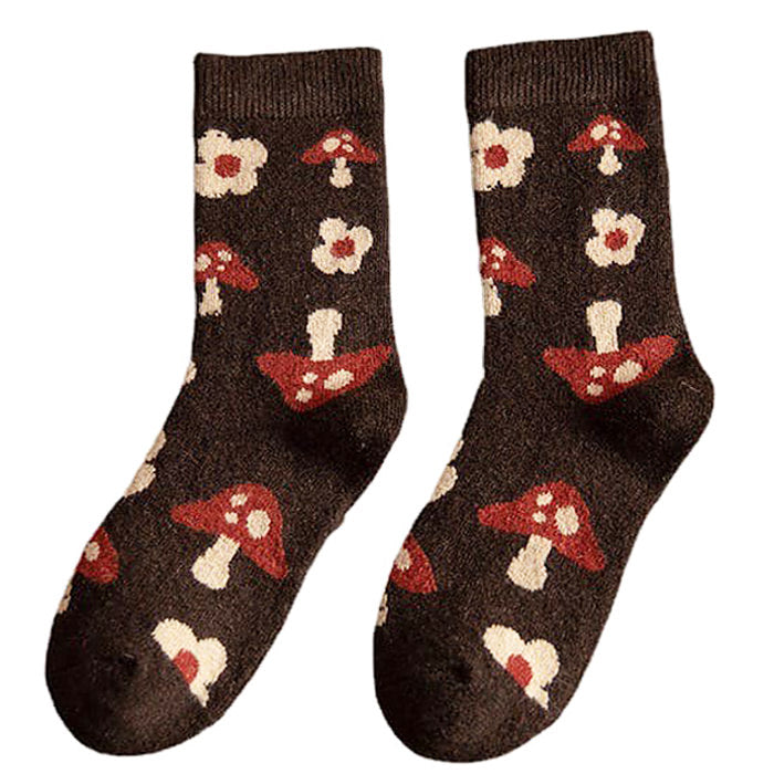 Goblincore Mushroom Socks | BOOGZEL APPAREL – Boogzel Apparel