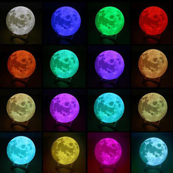 16 colour moon lamp