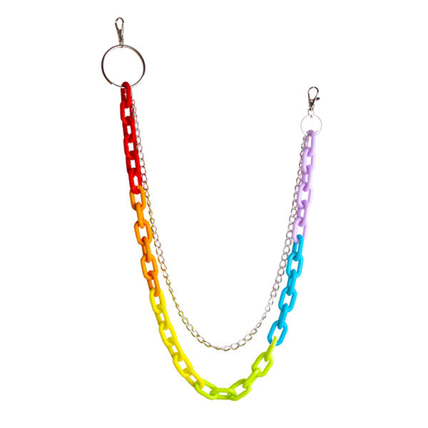 Rainbow Layered Pant Chain - Boogzel Apparel