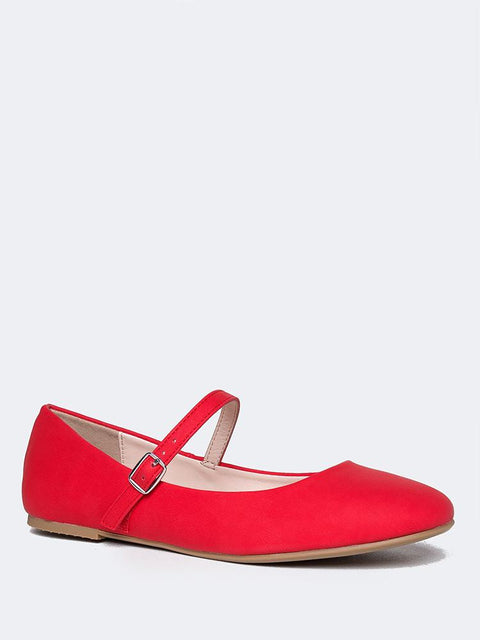 red mary jane shoes flats