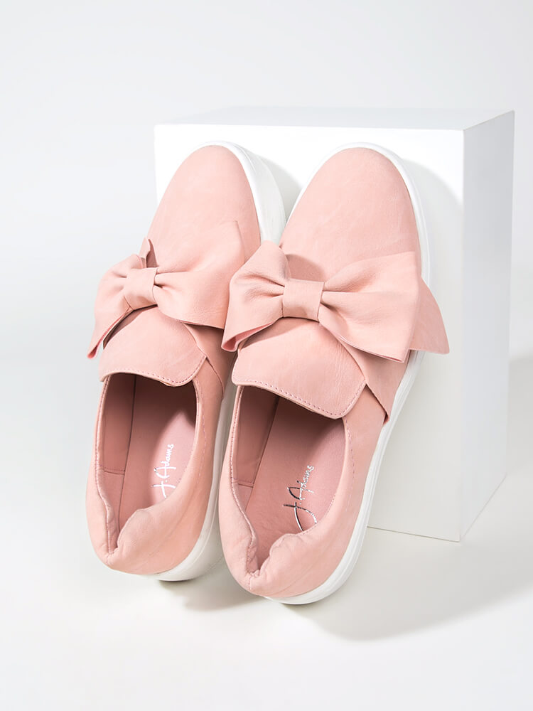 womens slip on shoes with bow