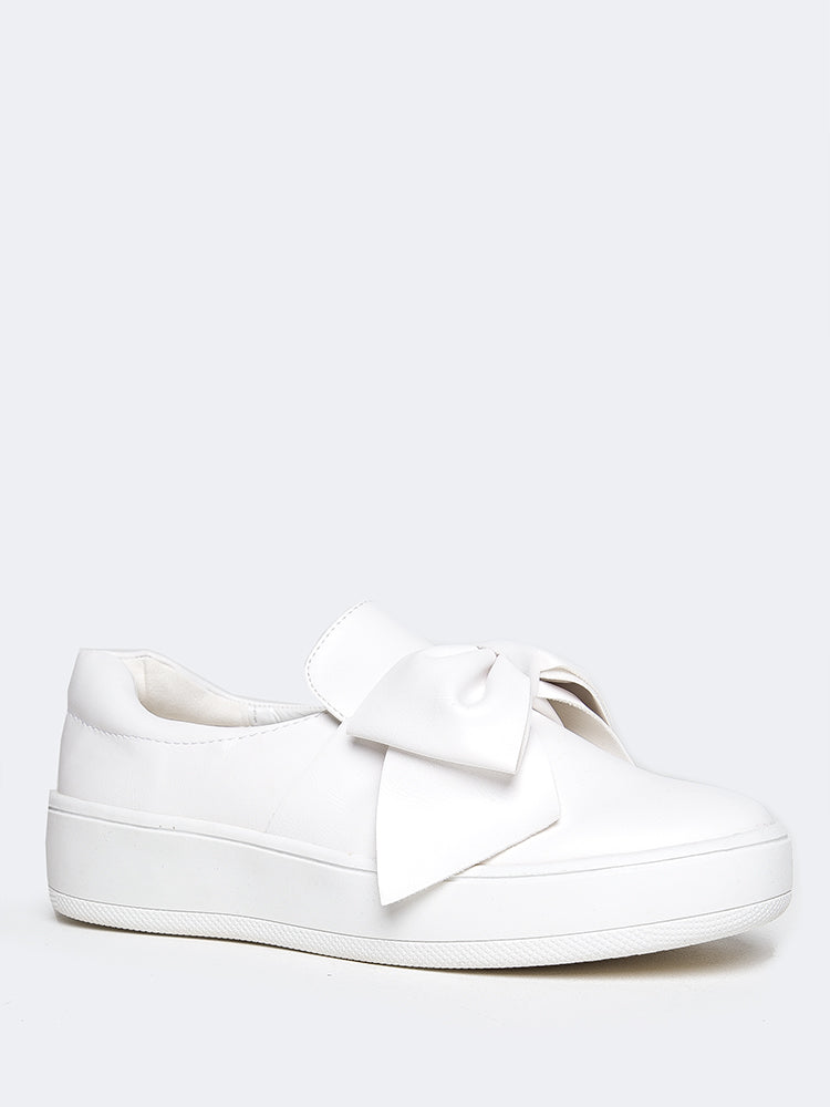 bow slip on sneakers