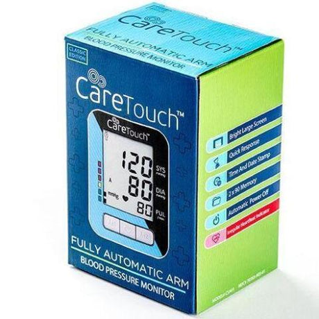 Care Touch Platinum Black Wrist Blood Pressure Monitor, Automatic