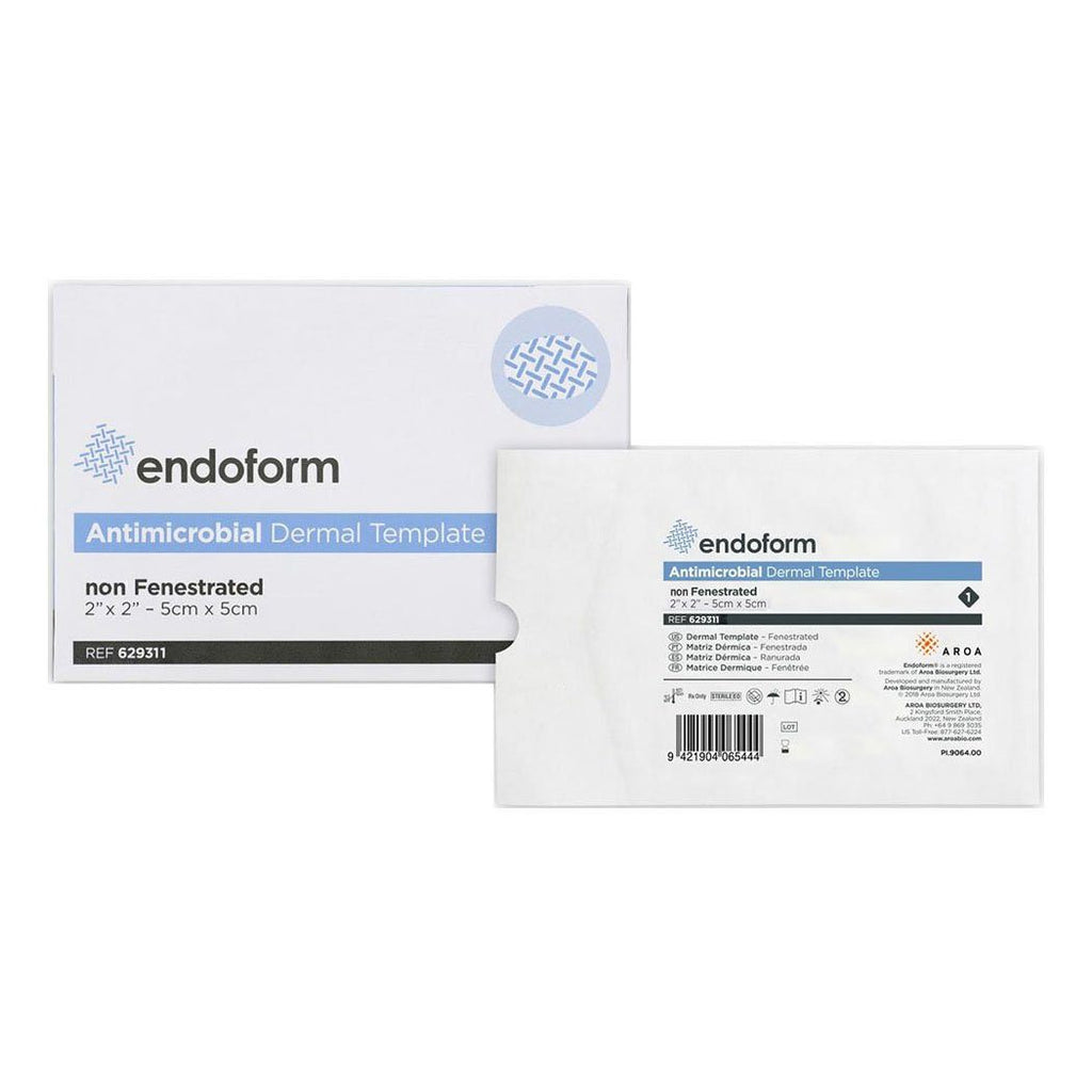 Endoform Antimicrobial Dermal Template, NonFenestrated, 2" x 2"