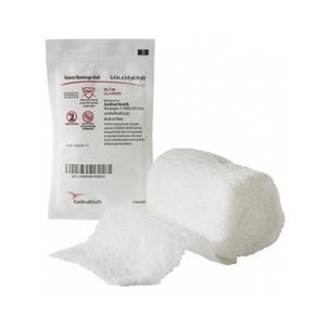 Cardinal Health 100% Cotton Gauze Bandage Roll, 4 x 4.1yd, 3-ply, Sterile  