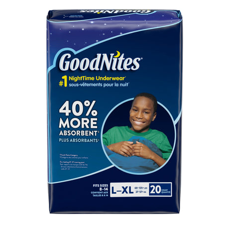  Goodnites Girls Nighttime Bedwetting Underwear, Size Large