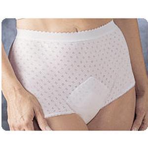 Health Dri Fancies Heavy Nylon Panty Size 10, White 34 - 36 (1 Each)