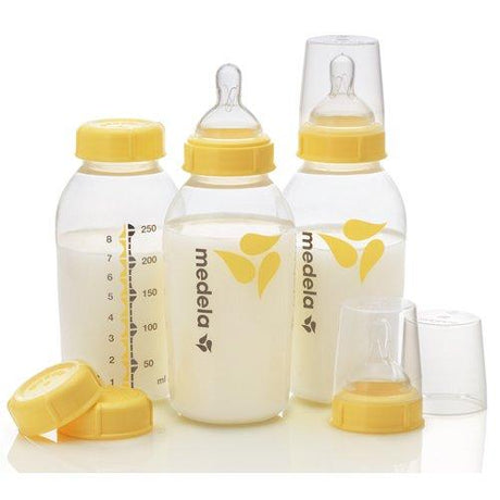 Medela Breast Milk Storage/Freezing Containers with Lids, Clear, 2.7 oz - 12 count