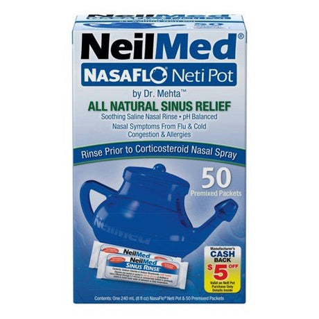 Sinu Cleanse - Sinu Cleanse Neti Pot, Clear Blue, Shop