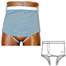 OPTIONS Ladies' Brief with Open Crotch and Built-In Barrier