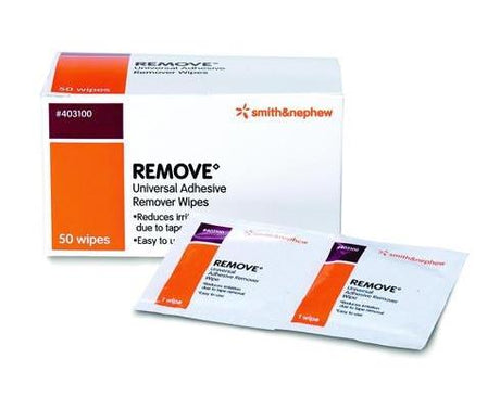 Smith & Nephew - Uni-Solve Adhesive Remover Wipes, 50/bx #402300