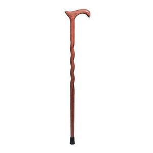 Alex Orthopedic Men's Derby Handle Cane in Natural Stain