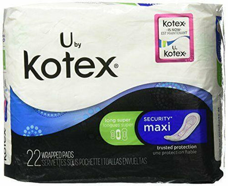 U by Kotex Premium Overnight Maxi Pads
