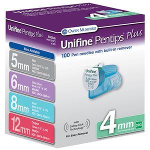 Unifine Pentips Plus Short Pen Needle 31G x 8 mm (100 count) – Save Rite  Medical