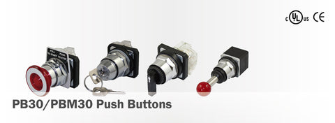 PB30-PBM30 Pushbutton Switches