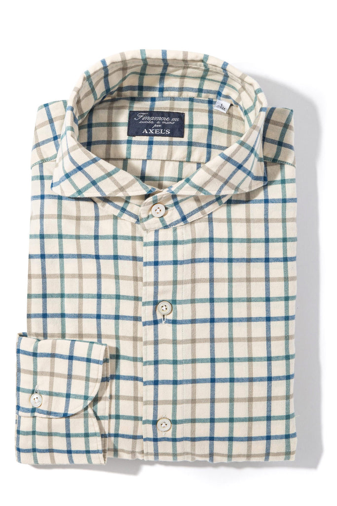 Recanati Check Sport Shirt | Mens - Shirts