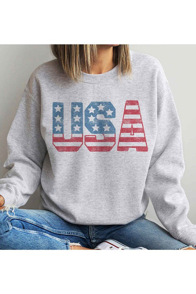 Big USA Sweatshirt ( 4 Color Options)