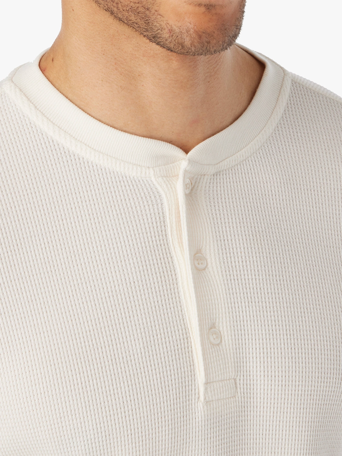 Hudson Waffle Henley | Shell