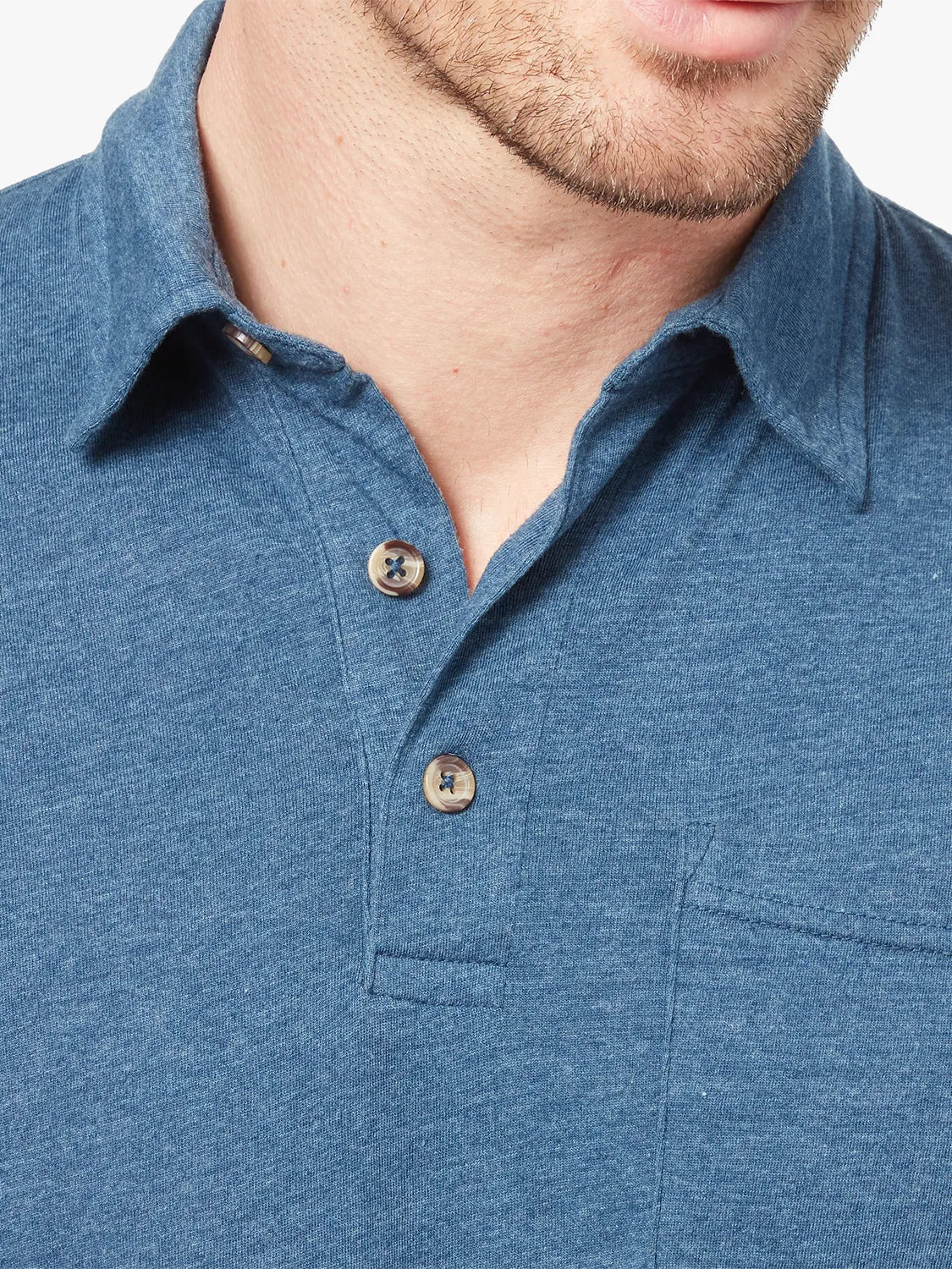 Kismet Polo | Dark Denim – Fair Harbor