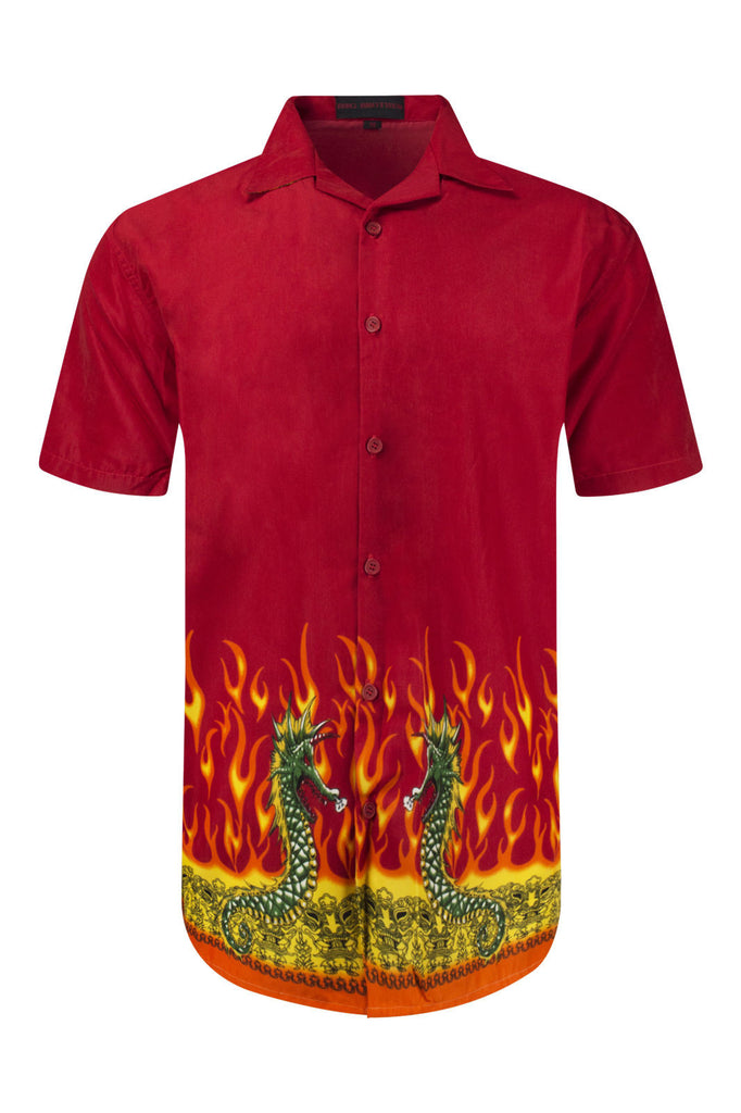 red flame shirts mens