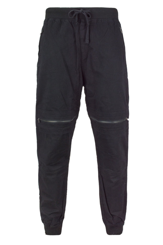 mens grey joggers with zippers