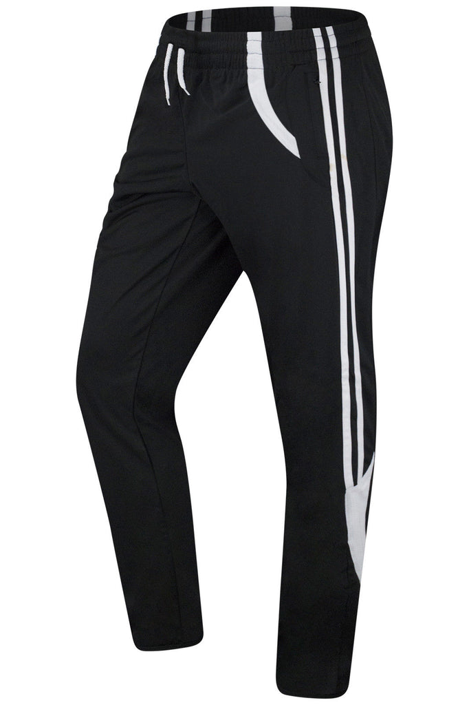 black track pants mens