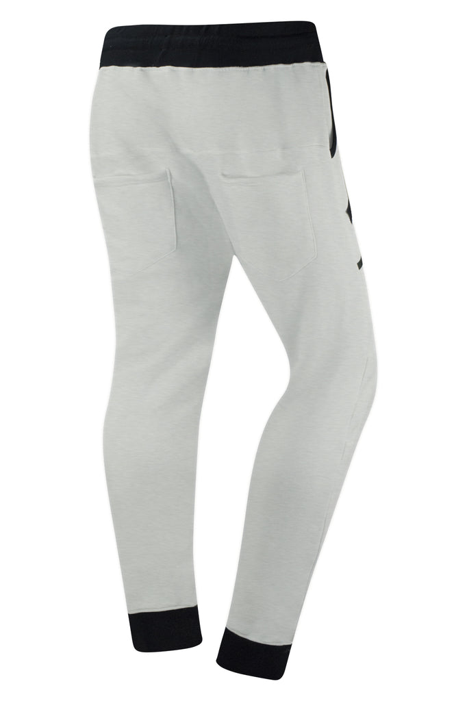 mens fleece joggers with zip pockets