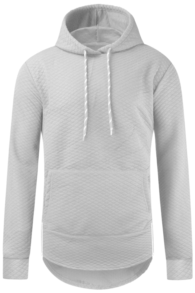 mens quilted hoodie