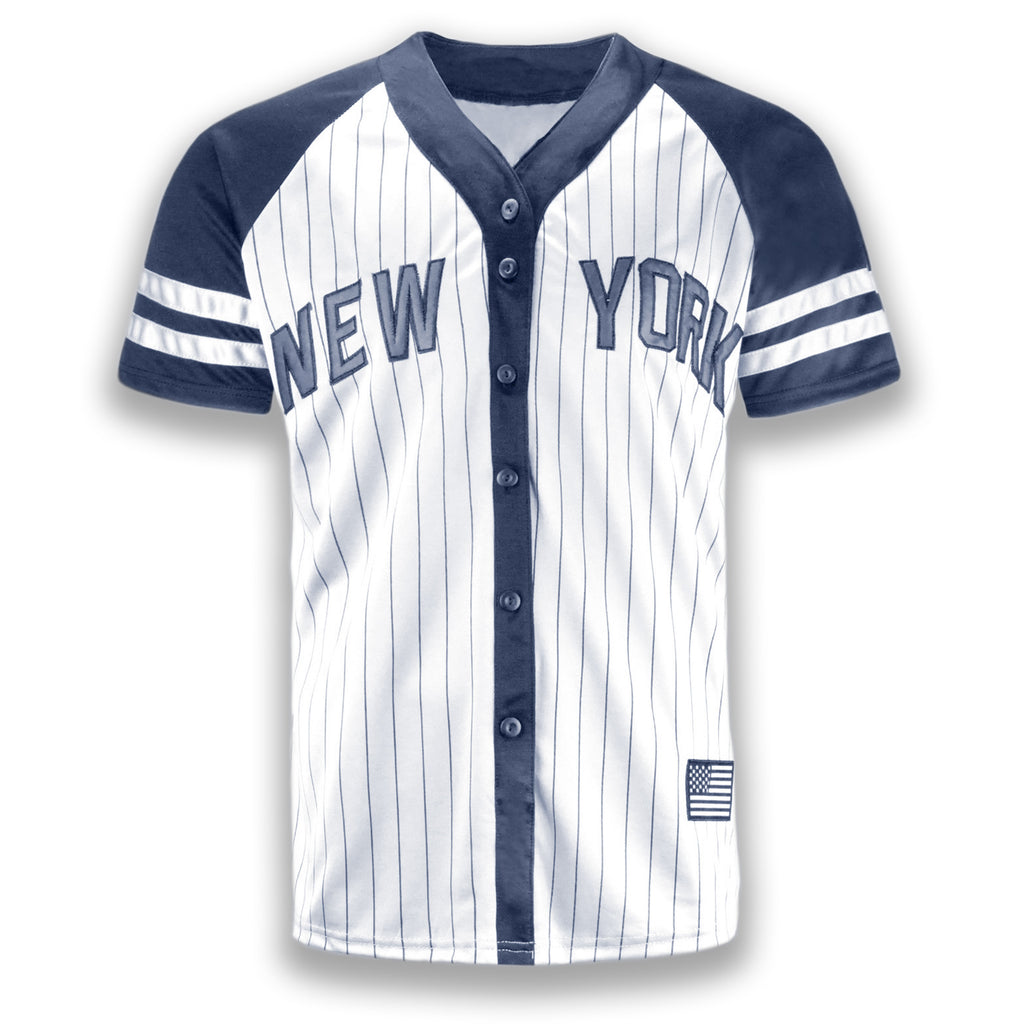 new york button up jersey