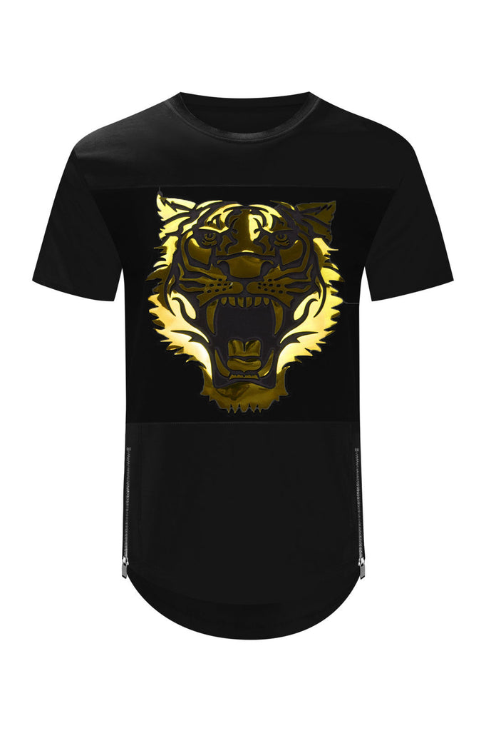 gold tiger shirt