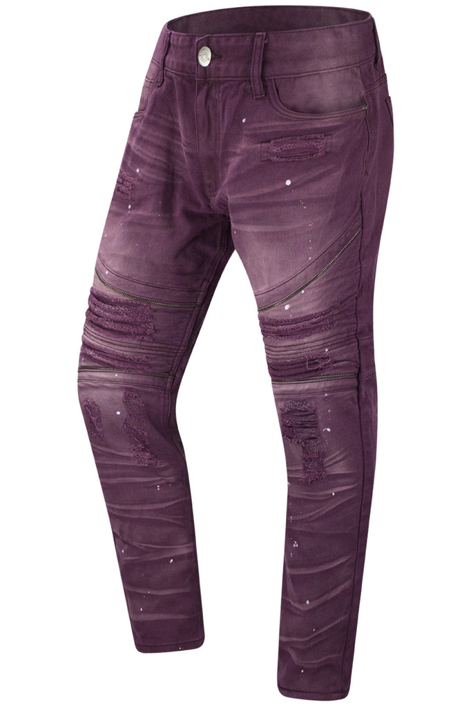 purple denim jeans mens