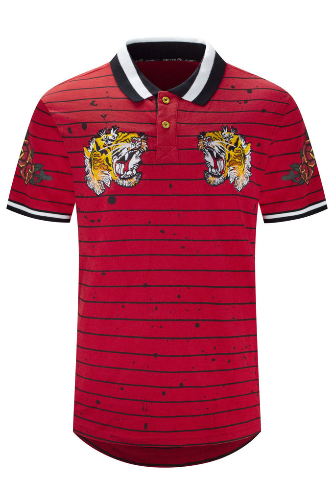 polo shirt with tiger logo