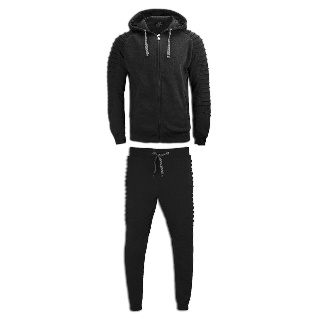 all black jogging suit